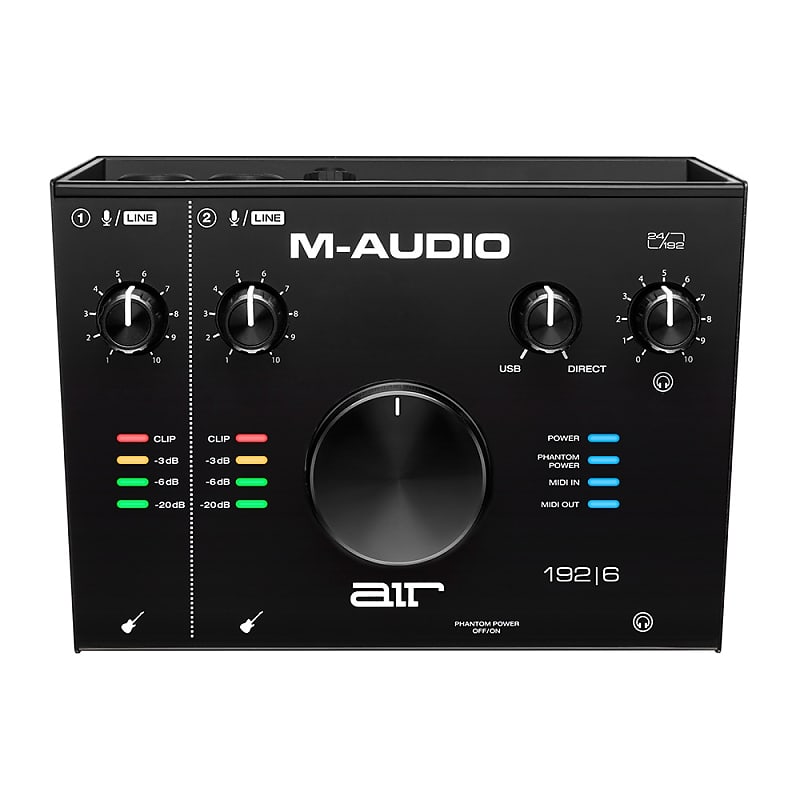 M-Audio AIR 192|6 192 6 2-In/2-Out 24/192 USB Audio/MIDI Recording Interface image 1