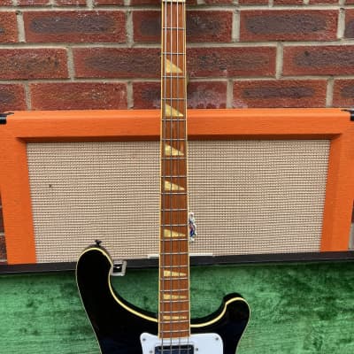 1980s Fernandes RB-80 Rickenbacker 4001 Bass Guitar (Black