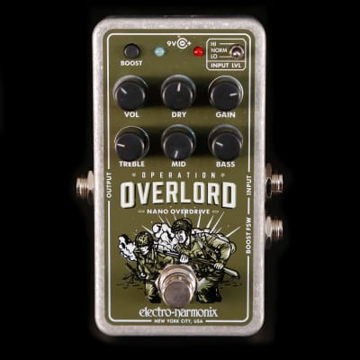 Electro-Harmonix Nano Operation Overlord Allied Overdrive Pedal image 1