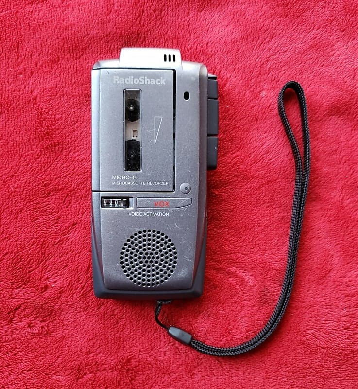 Radio Shack Micro44 Handheld Microcassette Voice Recorder Reverb