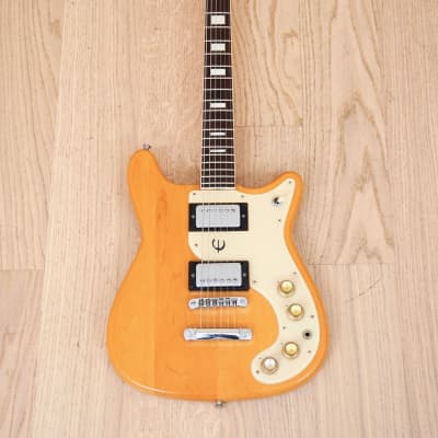 1970s Epiphone Wilshire Vintage Electric Guitar Maple Set Neck Japan Matsumoku w/ Case image 2