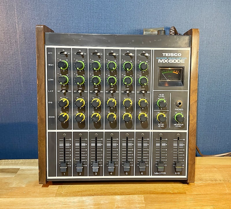 TEISCO テスコMX-600 アナログミキサー Teisco MX-600 6-Channel Mixer + Reverb *Soundgas Serviced