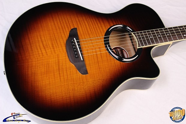 Yamaha APX500II FM Acoustic-Electric, Flame Maple Thinline Cutaway