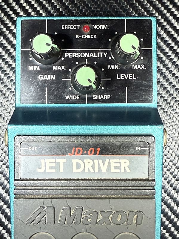Maxon JD-01 Jet Driver, Distortion/Overdrive, 1980s-Japan