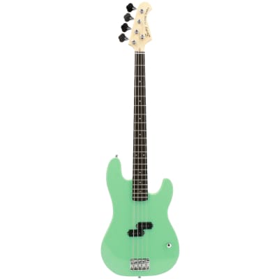 Fazley Hot Rod Bass FMH182SG Surf Green Electric Bass Guitar for sale