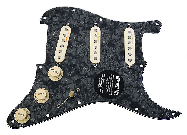 920D Custom Shop 196-24-11 Lace Holy Grail Loaded Strat Pickguard w/ 7-Way Switching image 1