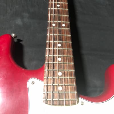 Fender Highway One Stratocaster with Rosewood Fretboard 2007 Midnight Wine Transparent image 4