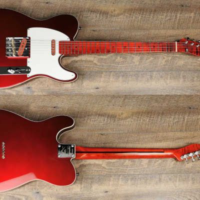 MyDream Partcaster Custom Built -  Iced Candy Apple Red Tele Quarter Pound image 2