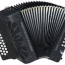 Hohner COEB Compadre 3-Row Diatonic Buttoned Accordion in the Key of E in Black