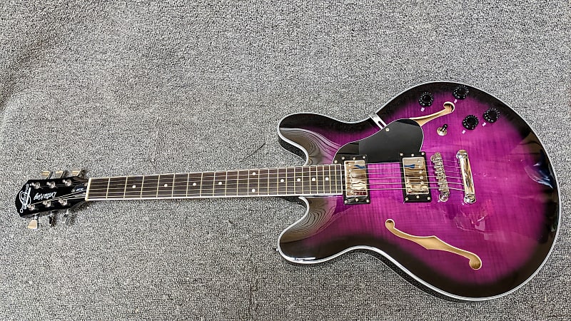 Oscar Schmidt OE30F Delta King Semi-Hollow Electric Guitar | Reverb UK