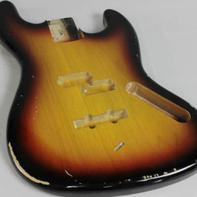 MJT Official Custom Order Vintage Aged Nitro Finish Guitar Bass Body Mark Jenny JBT Sunburst image 1