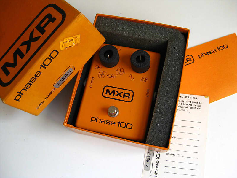 MXR Phase 100 Script 1974 - 1975 | Reverb