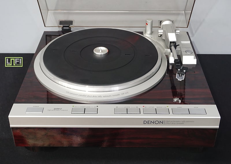 Denon DP-47F Vintage Fully Automatic Direct Drive Vinyl Turntable - 100V image 1