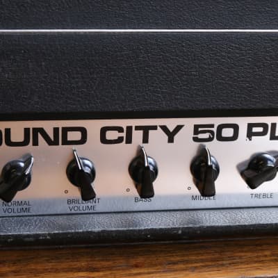 1970s Sound City 50 Plus Amp Head image 3