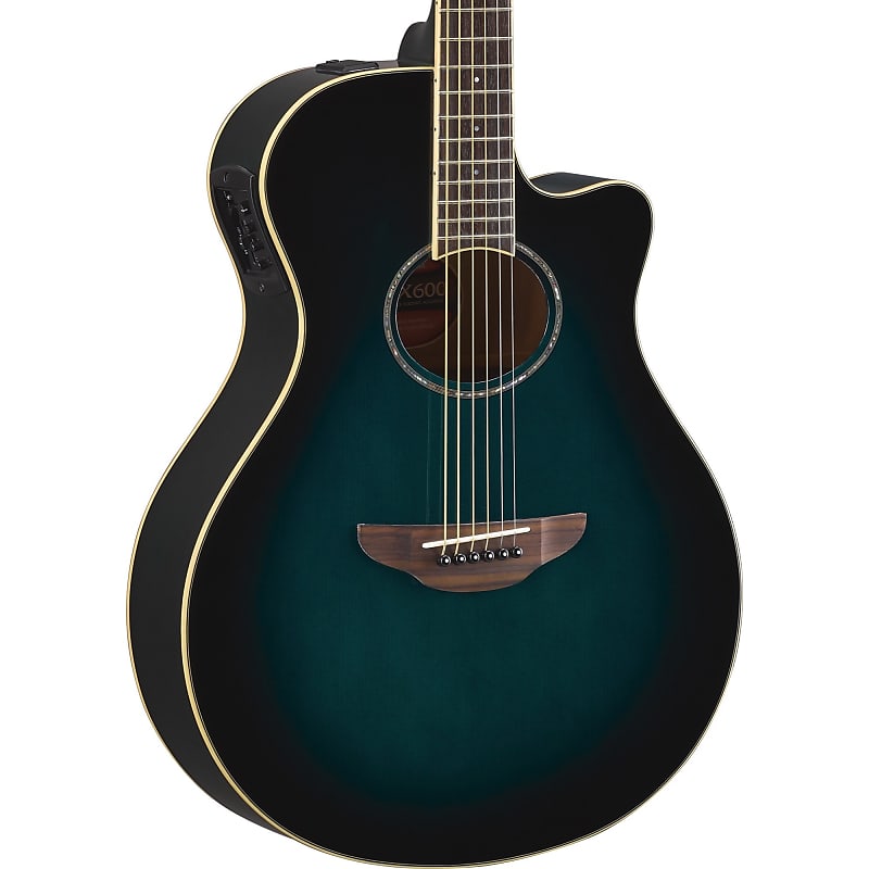 Yamaha APX600 ブルーバースト Yamaha APX600 Thinline Acoustic- Oriental Blue Burst