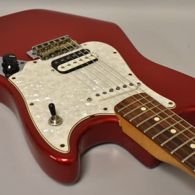 2000 Fender Deluxe Series Cyclone Candy Apple Red MIM w/HSC image 8
