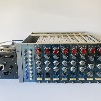 X8 Original Neve 80 series modules in 8 space powered rack