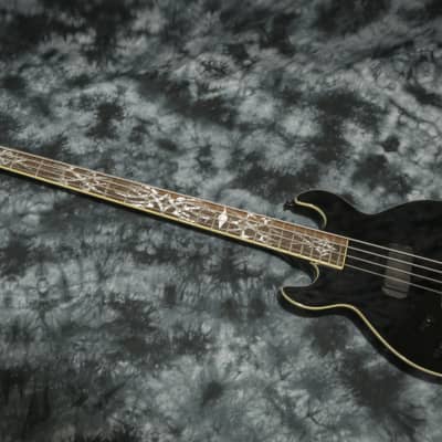 Schecter Scorpion Tribal Bass Left Handed with Darkglass Tone Capsule preamp and Bartolini Pickups image 7