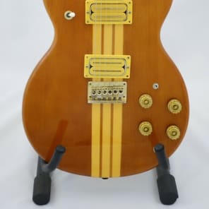 Late 1970s Harmony (Matsumoku) RARE VA-800, Phantom, SG style with OHSC, Walnut, thru neck maple image 1