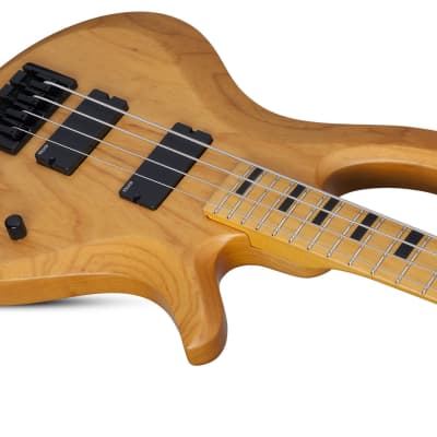 Schecter Riot-4 Session Bass, Aged Natural Satin image 14