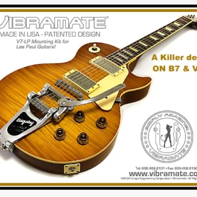 Aged Gold Bigsby B7 Vibrato - B-7 ES-355 345 Gibson Les Paul