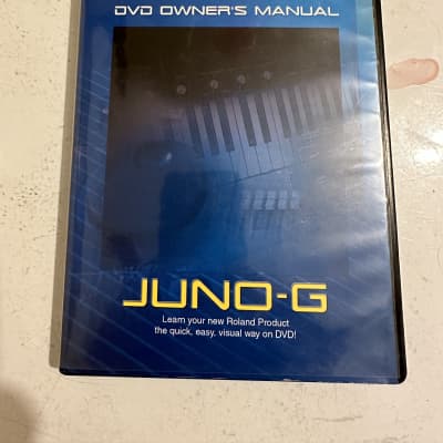 Roland Juno-G DVD Manual Tutorial