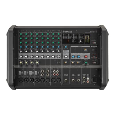 Yamaha EMX5 12 Channel 1200-Watt Powered Analog Mixer | Reverb
