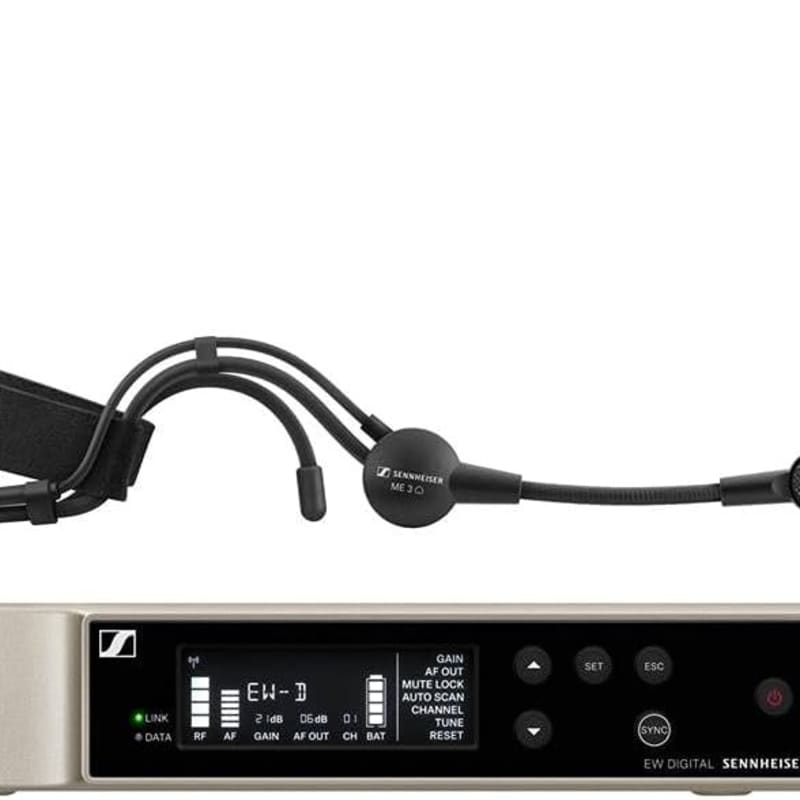 Photos - Microphone Sennheiser EW-D ME3 Dynamic Headset SET , Black Black new (R1-6)