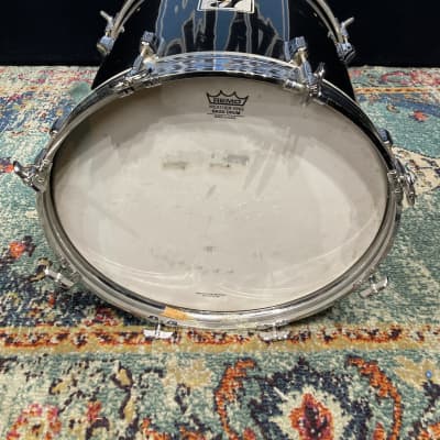 Rogers - 18x16" Big R Floor Tom, Converted to a Bass Drum 1970's - Jet Black image 17