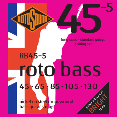RB45-5 Roto Bass Nickel 45/130 Rotosound image 1