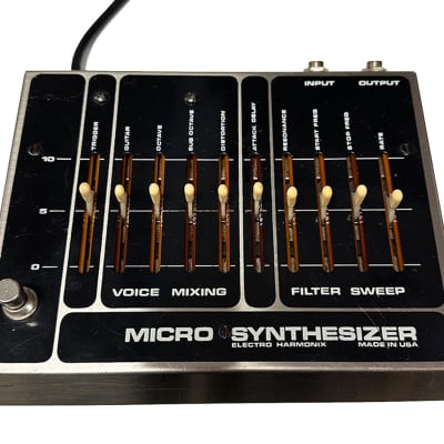 ギター ELECTRO-HARMONIX MICRO SYNTHESIZER electro-harmonix-bass-micro-