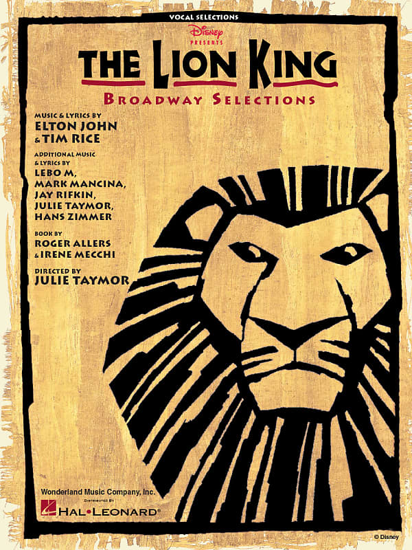The Lion King - Vocal Selections from the Broadway Musical image 1