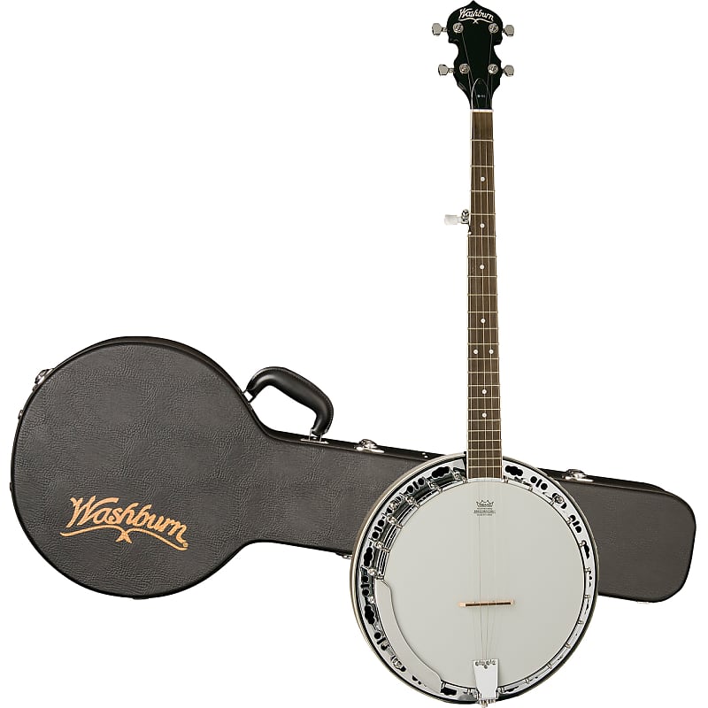 Washburn B11K Americana Series 5-String Resonator Banjo with Hardshell Case image 1