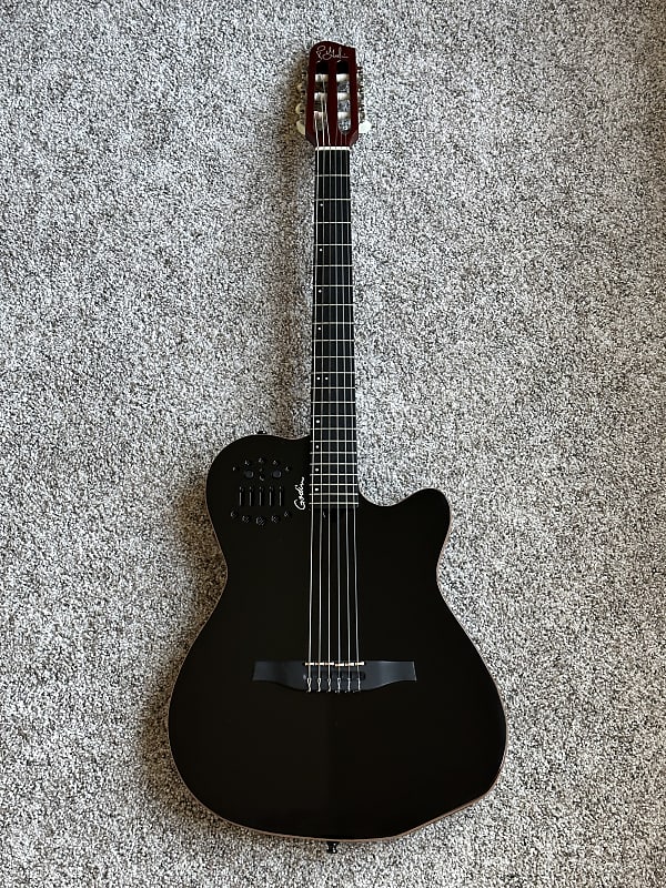 Godin ACS-SA Slim - Black (Used, Soft Case Included) | Reverb