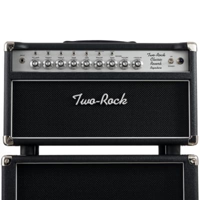 Two-Rock Classic Reverb Signature 100/50 Head Silver Chassis - Black with Black Matrix Grille for sale