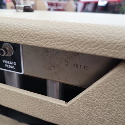 Fender Blackface Piggyback Showman with 85 watt 2 channel Head and 1x15 Cab 1967 - Blonde image 14