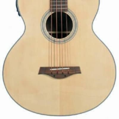 J. Reynolds JR1000 4-String Acoustic-Electric Bass Guitar - Natural Gloss Finish for sale