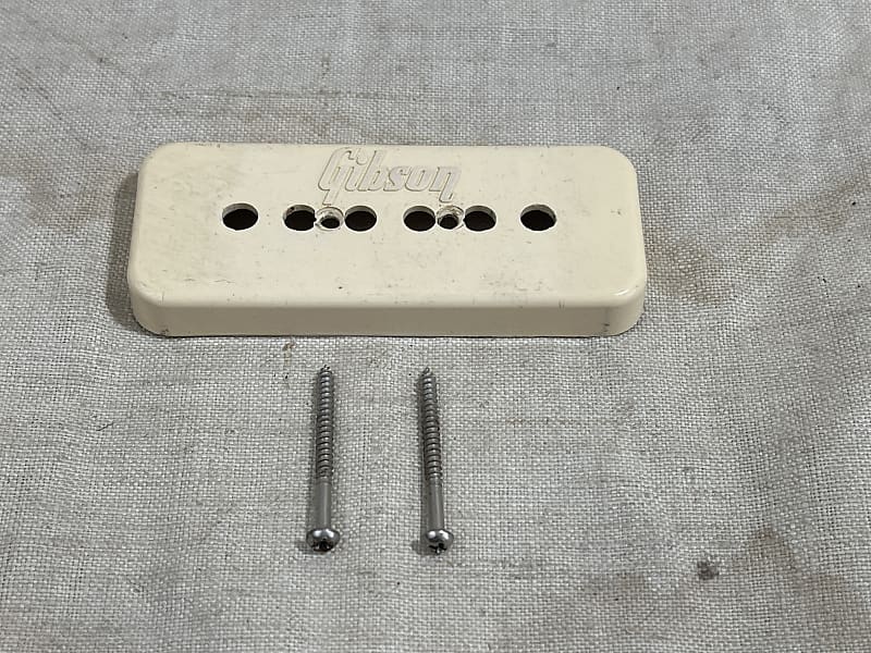 Vintage 1971-1972 Gibson Embossed Logo '58 (54) Les Paul Goldtop P-90 Pickup Cover #1 Rare image 1
