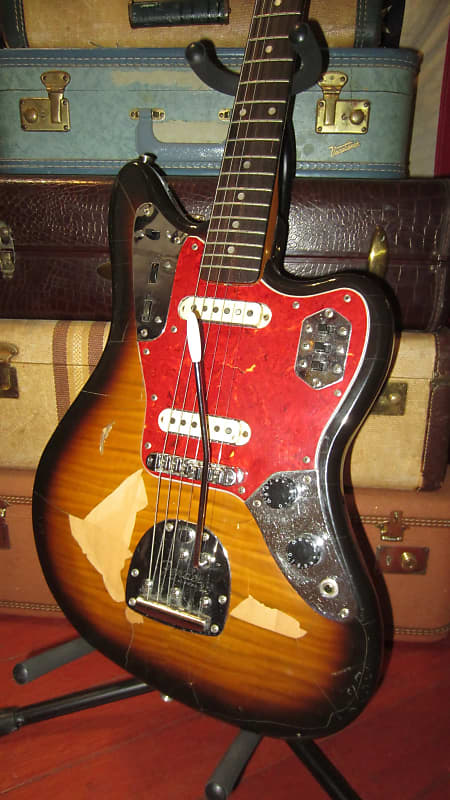 ~1993 Fender Jaguar Made in Japan Photo Flame Sunburst