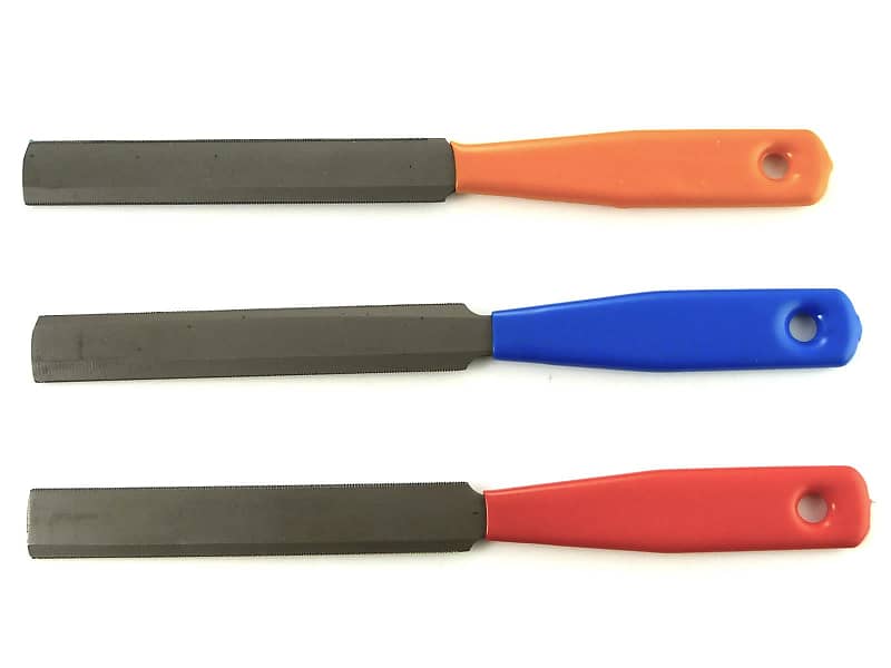 Hosco Double Edge Nut Files (Set of 3), Bass Reverb
