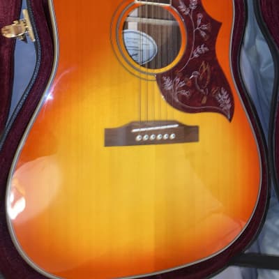 Epiphone Hummingbird Pro Acoustic/Electric Guitar 2010s - Faded Cherry Sunburst for sale