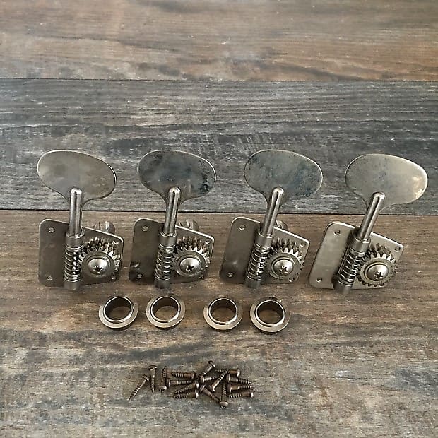 Gotoh Precision Bass Aged Relic Nickel lollipop Tuners 60s image 1