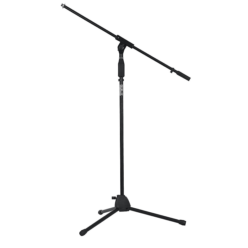 Rok-It Tubular Microphone Stand | Fixed Boom Included image 1
