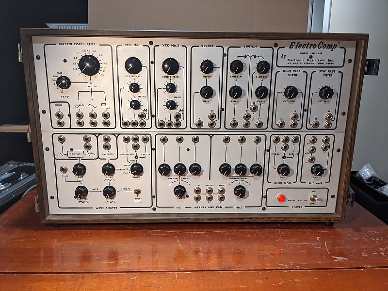 EML ElectroComp EML-200 1970s Analog Modular Synthesizer image 1