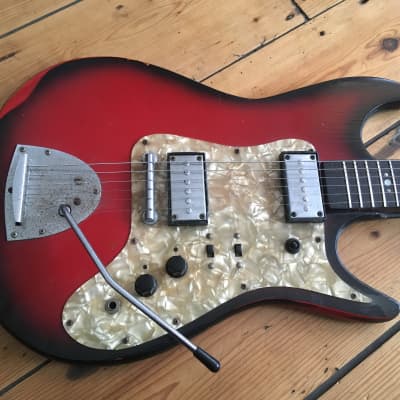 1960s Airstream 2 By Rosetti Electric Guitar Made in Holland Egmond image 1