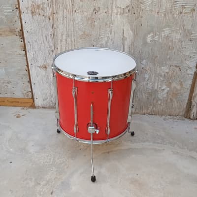 Yamaha 18'' x 16'' FLOOR TOM rock tour custom vintage 90-s  - RTC  - red laquer