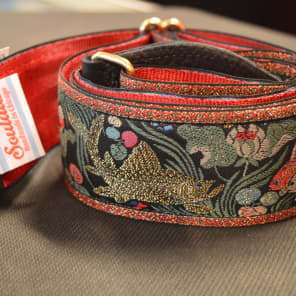 Koi fish guitar strap sale