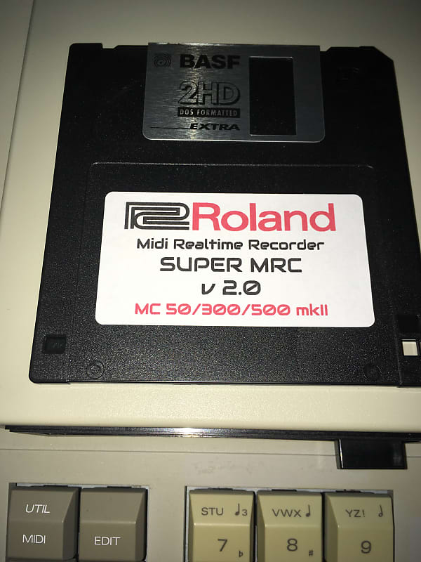 Floppy disk with OS SUPER MRC v 2.0 for Roland MC 50/300/500