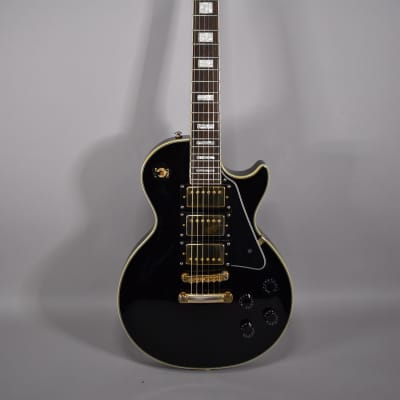 2004 Epiphone Les Paul Custom Black Beauty 3 Pickup Electric Guitar for sale