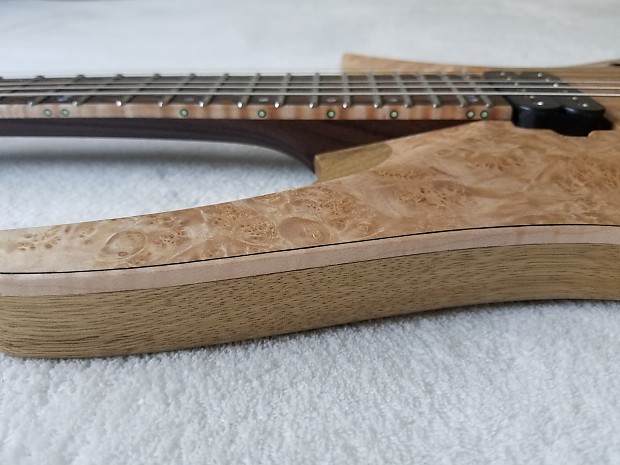 ViK Guitars Duality 6 2017 Natural Maple Burl top with